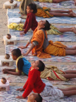 Yoga am Ganges